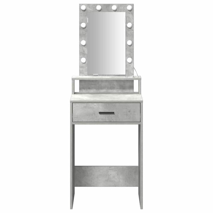Tavolo da Trucco Grigio 50 x 41 x 140 cm Legno multistrato 865157