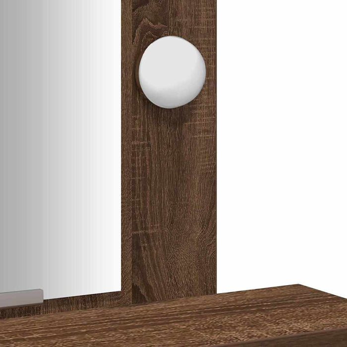 Tavolo da Trucco Marrone 50 x 41 x 140 cm Legno multistrato 865160