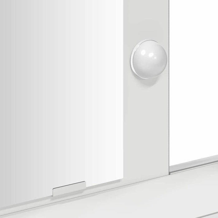 Tavolo da Trucco Bianco 79 x 41 x 140 cm Legno multistrato 865163