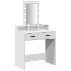 Tavolo da Trucco Bianco 79 x 41 x 140 cm Legno multistrato 865163