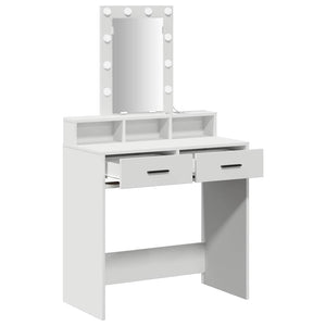 Tavolo da Trucco Bianco 79 x 41 x 140 cm Legno multistrato 865163