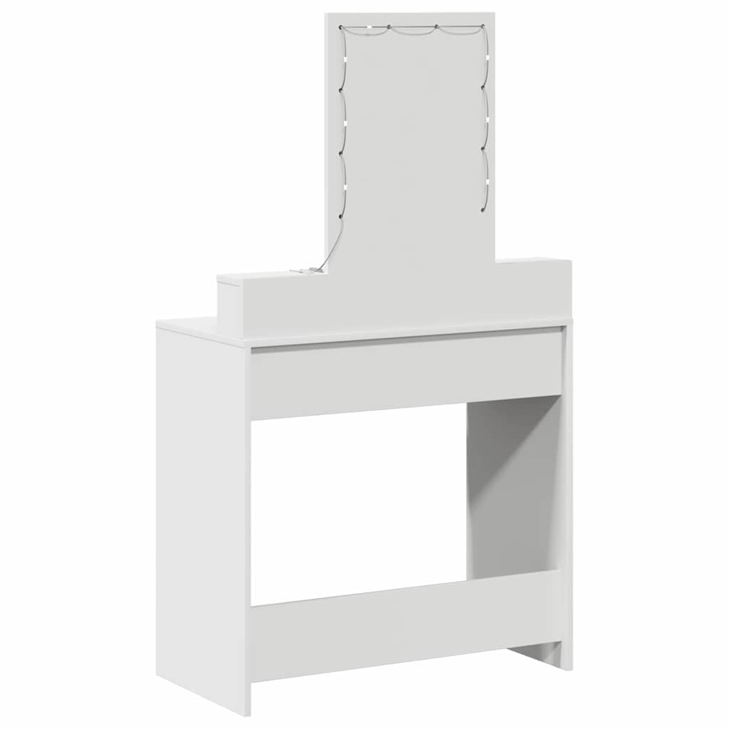 Tavolo da Trucco Bianco 79 x 41 x 140 cm Legno multistrato 865163