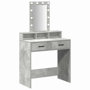 Tavolo da Trucco Grigio 79 x 41 x 140 cm Legno multistrato 865166