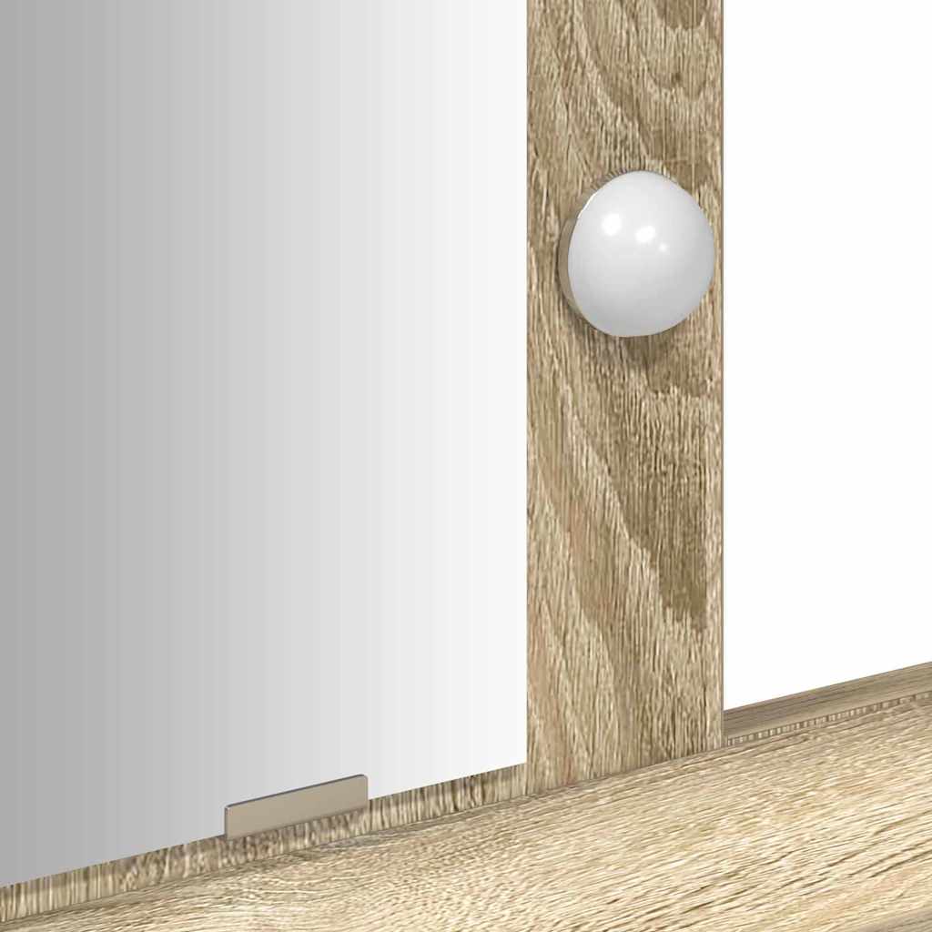 Tavolo da Trucco Marrone 100 x 41 x 140 cm Legno multistrato 865174