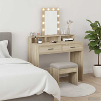 Tavolo da Trucco Marrone 100 x 41 x 140 cm Legno multistrato 865174