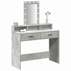 Tavolo da Trucco Grigio 100 x 41 x 140 cm Legno multistrato 865175