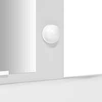 Tavolo da Trucco Bianco 102 x 33 x 135 cm Legno multistrato 865181