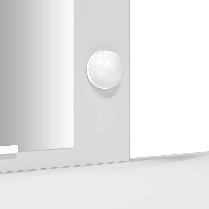 Tavolo da Trucco Bianco 102 x 33 x 135 cm Legno multistrato 865181