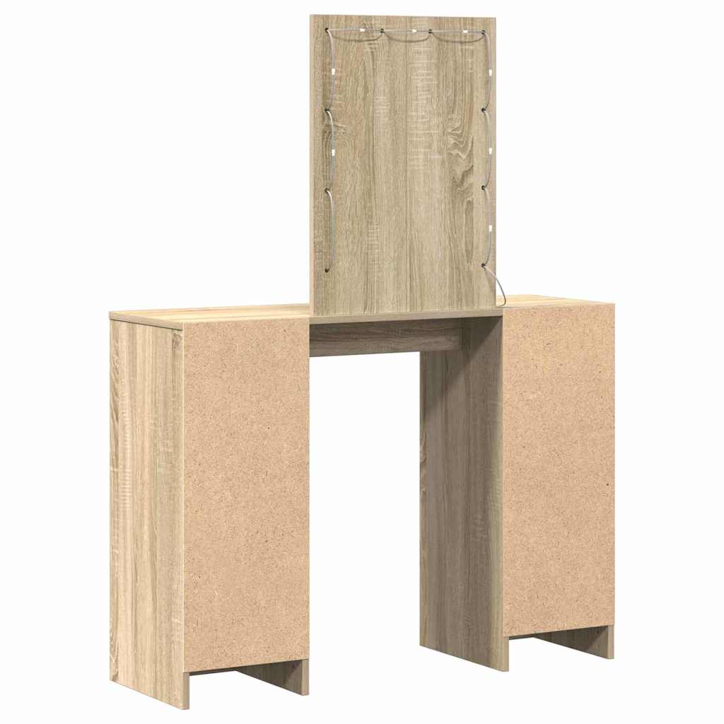 Tavolo da Trucco Marrone 102 x 33 x 135 cm Legno multistrato 865183