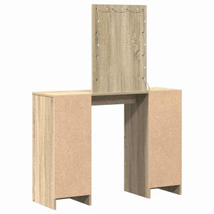 Tavolo da Trucco Marrone 102 x 33 x 135 cm Legno multistrato 865183