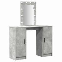 Tavolo da Trucco con porta Grigio chiaro 102 x 33 x 135 cm 865184
