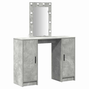 Tavolo da Trucco con porta Grigio chiaro 102 x 33 x 135 cm 865184