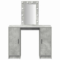 Tavolo da Trucco con porta Grigio chiaro 102 x 33 x 135 cm 865184