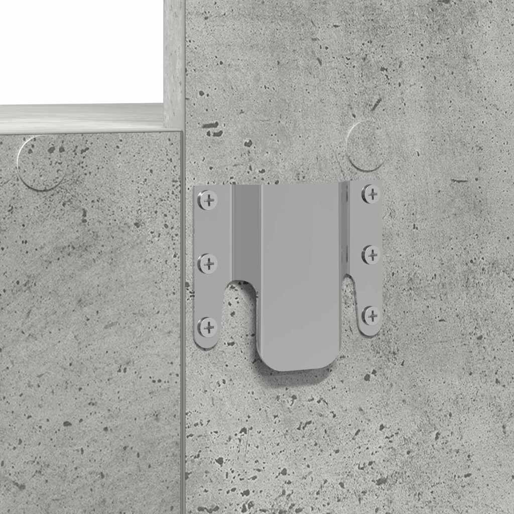 Tavolo da Trucco Grigio 60 x 40 x 70 cm Legno multistrato 865193