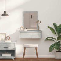 Tavolo da Trucco Grigio 60 x 40 x 70 cm Legno multistrato 865193