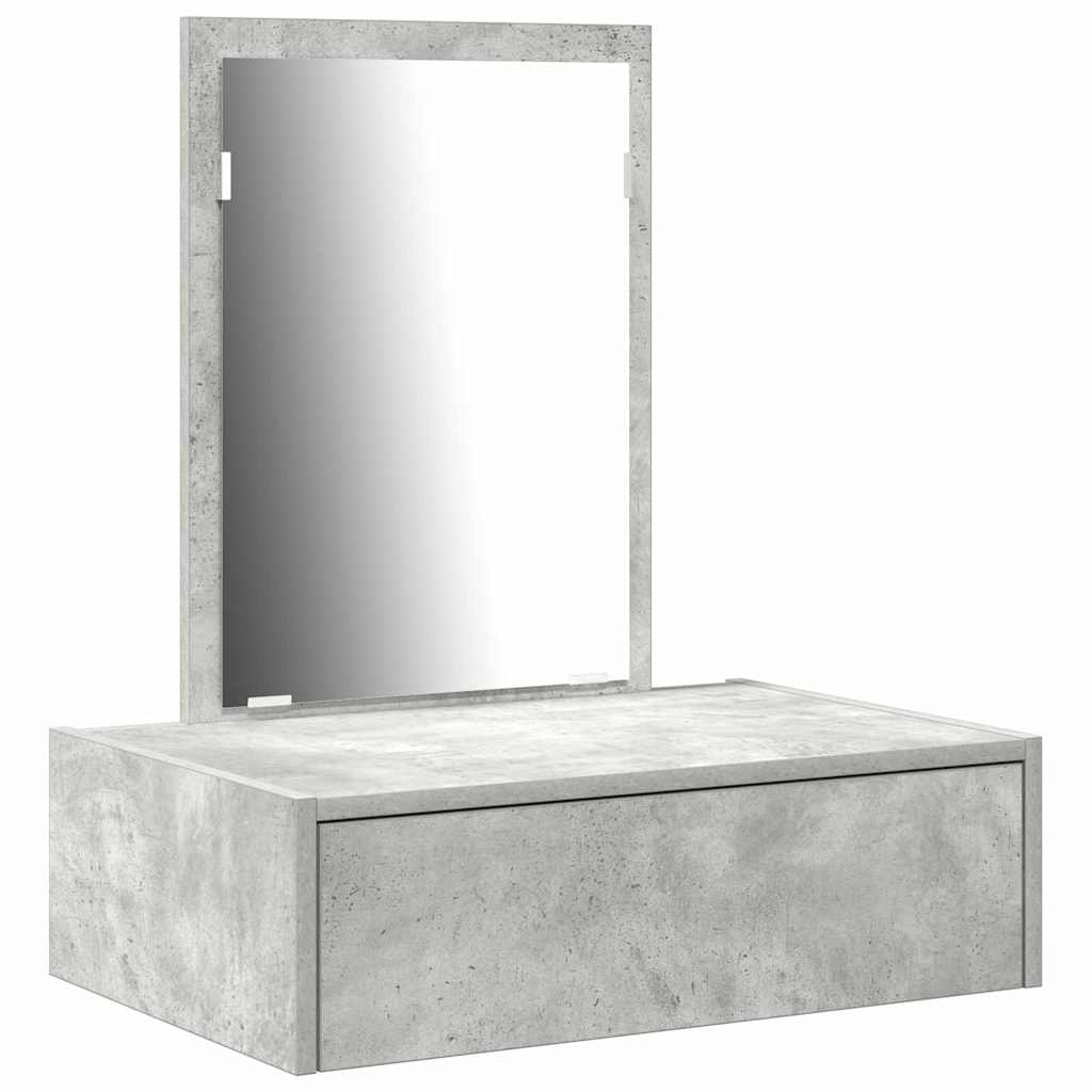Tavolo da Trucco Grigio 60 x 40 x 70 cm Legno multistrato 865193