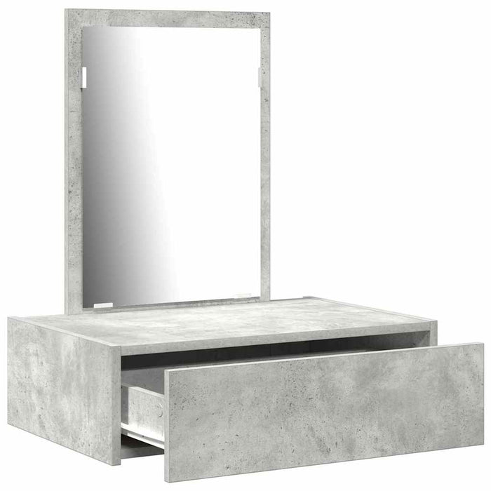 Tavolo da Trucco Grigio 60 x 40 x 70 cm Legno multistrato 865193