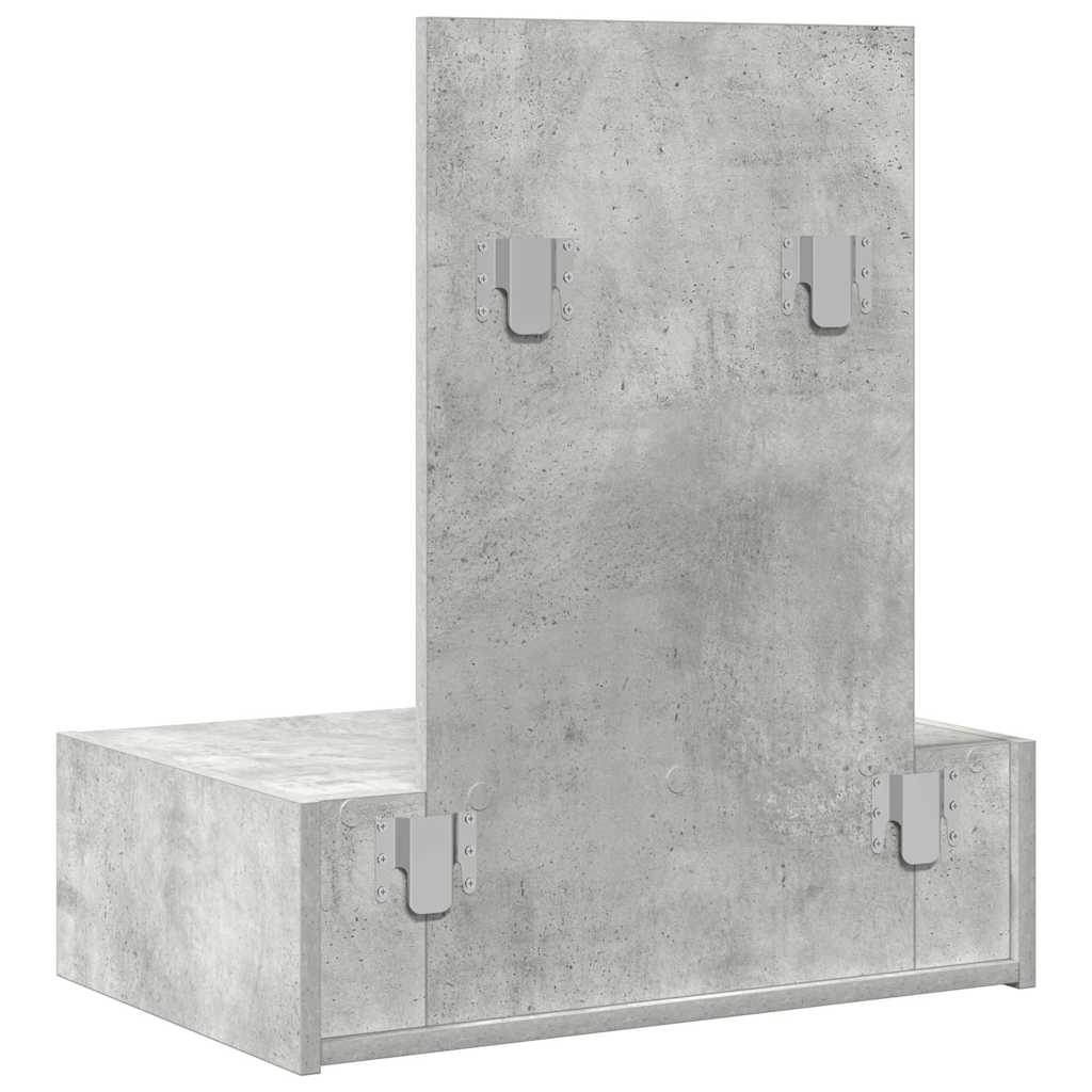 Tavolo da Trucco Grigio 60 x 40 x 70 cm Legno multistrato 865193