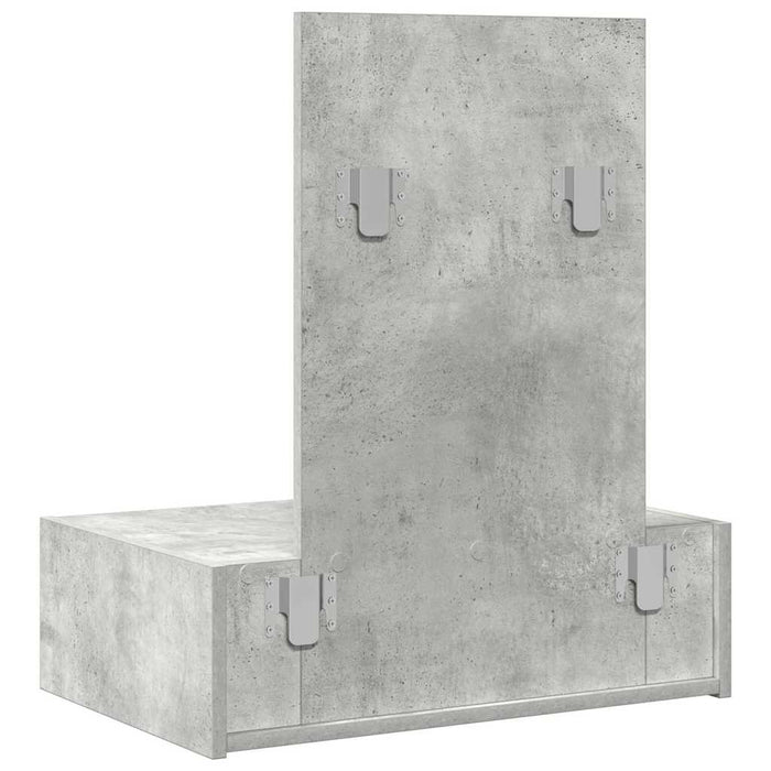 Tavolo da Trucco Grigio 60 x 40 x 70 cm Legno multistrato 865193