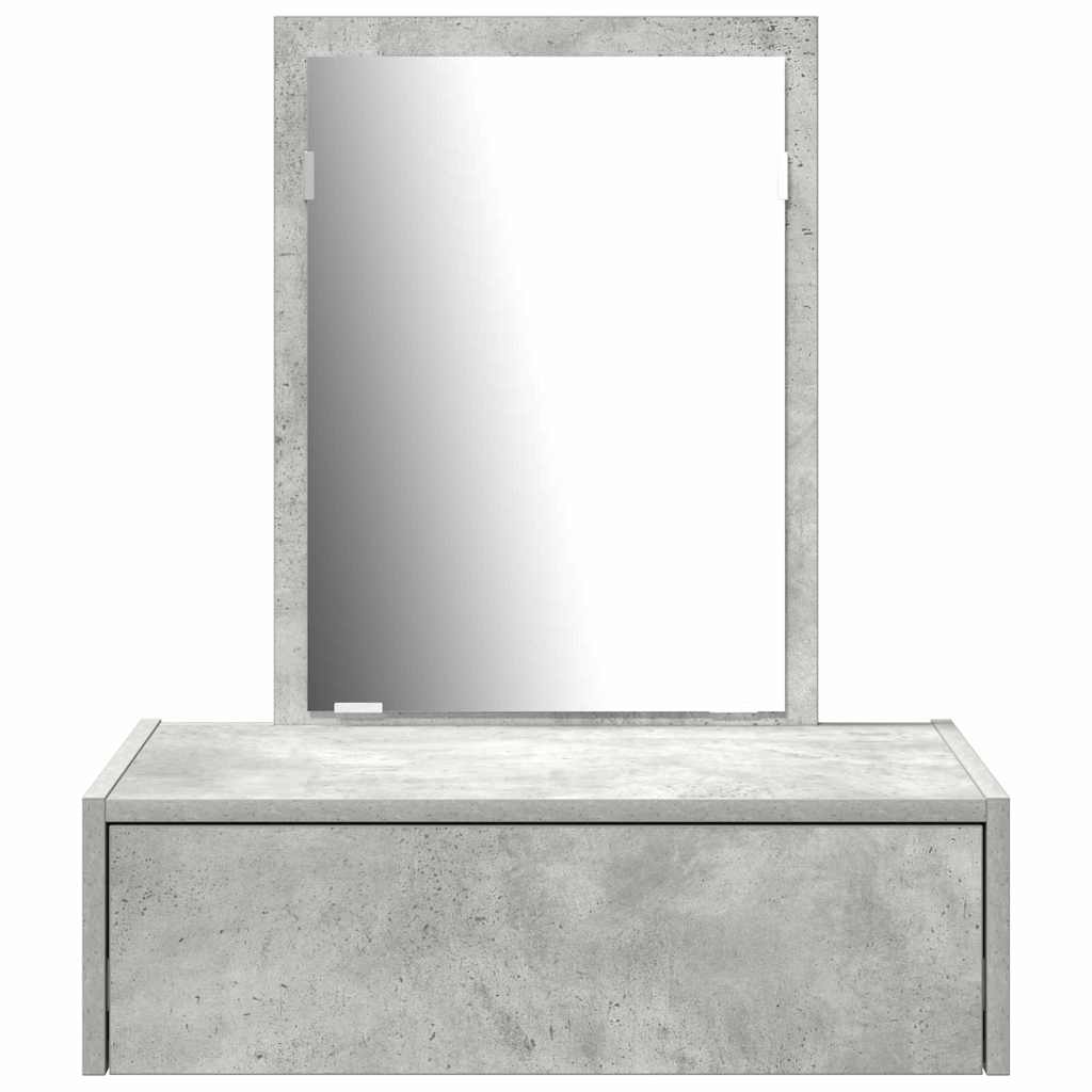 Tavolo da Trucco Grigio 60 x 40 x 70 cm Legno multistrato 865193