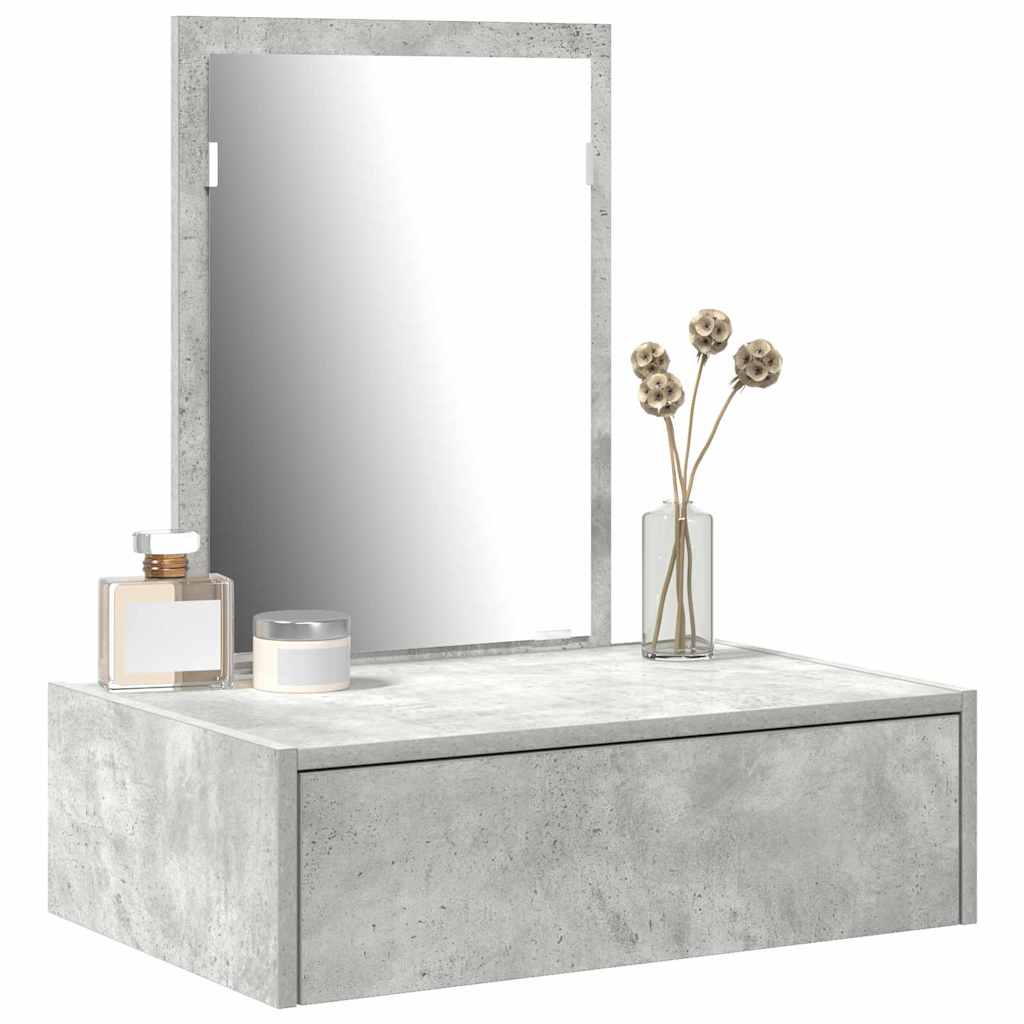 Tavolo da Trucco Grigio 60 x 40 x 70 cm Legno multistrato 865193