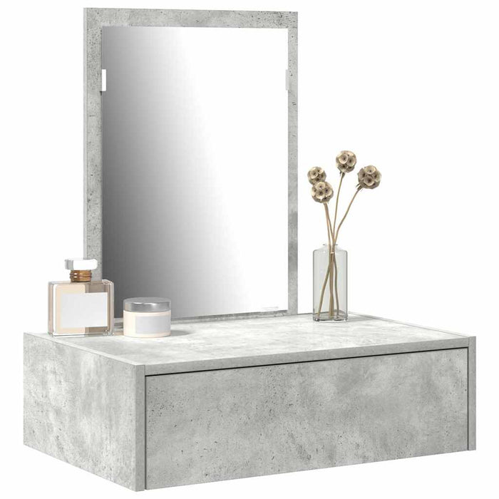 Tavolo da Trucco Grigio 60 x 40 x 70 cm Legno multistrato 865193