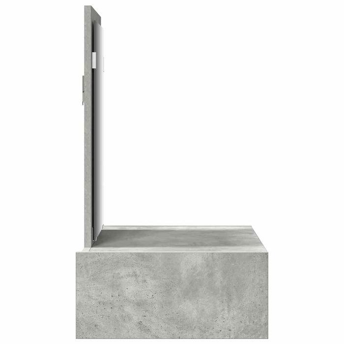 Tavolo da Trucco Grigio 60 x 40 x 70 cm Legno multistrato 865193