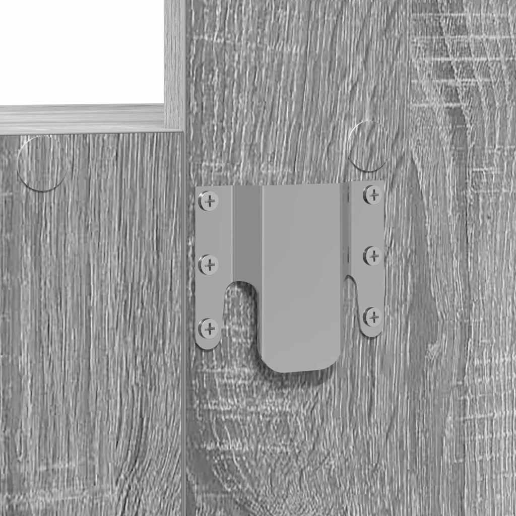 Tavolo da Trucco Grigio 60 x 40 x 70 cm Legno multistrato 865195