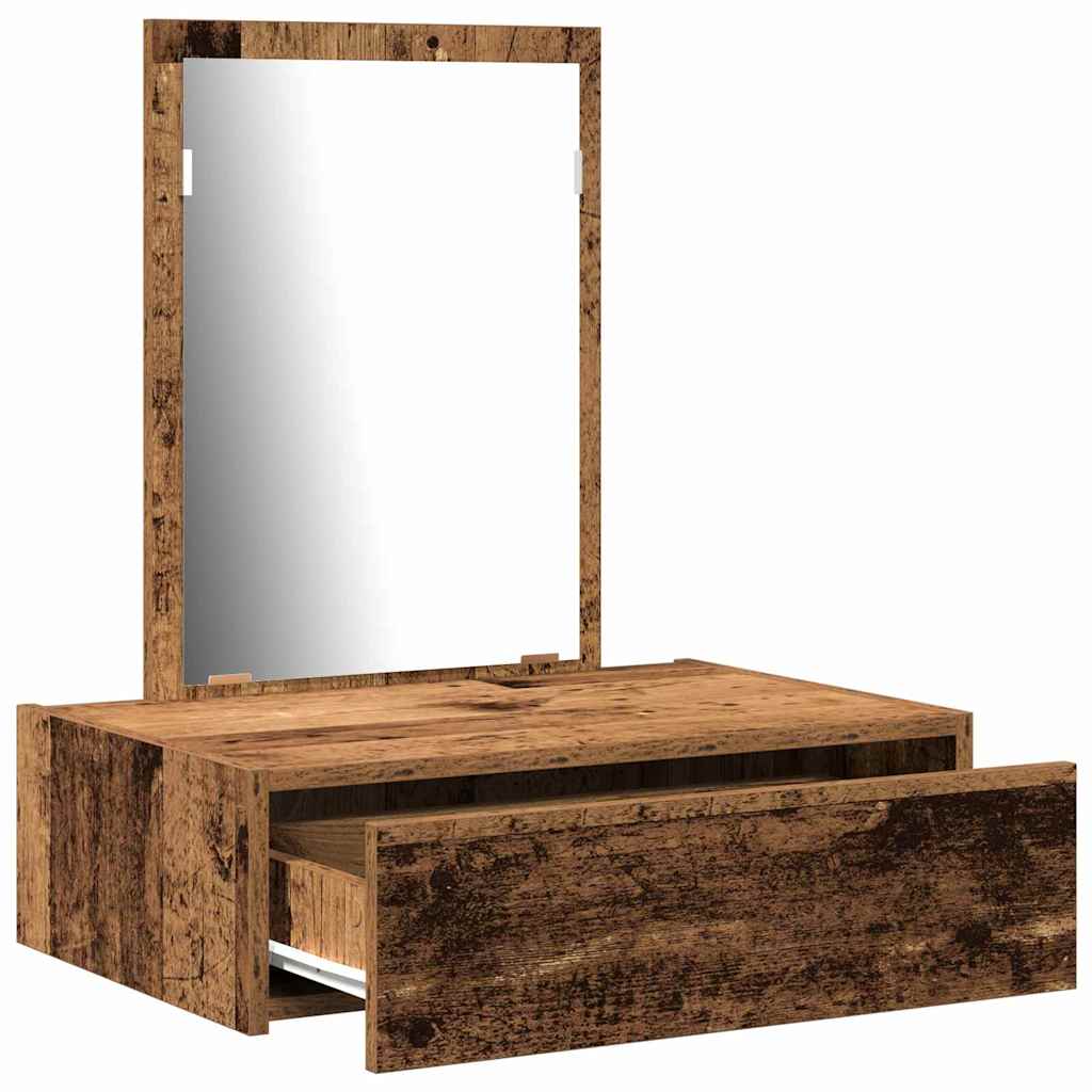 Tavolo da Trucco Marrone 60 x 40 x 70 cm Legno multistrato 865197