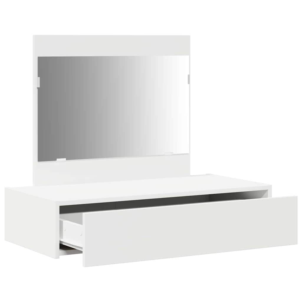 Tavolo da Trucco Bianco 83 x 40 x 70 cm Legno multistrato 865199
