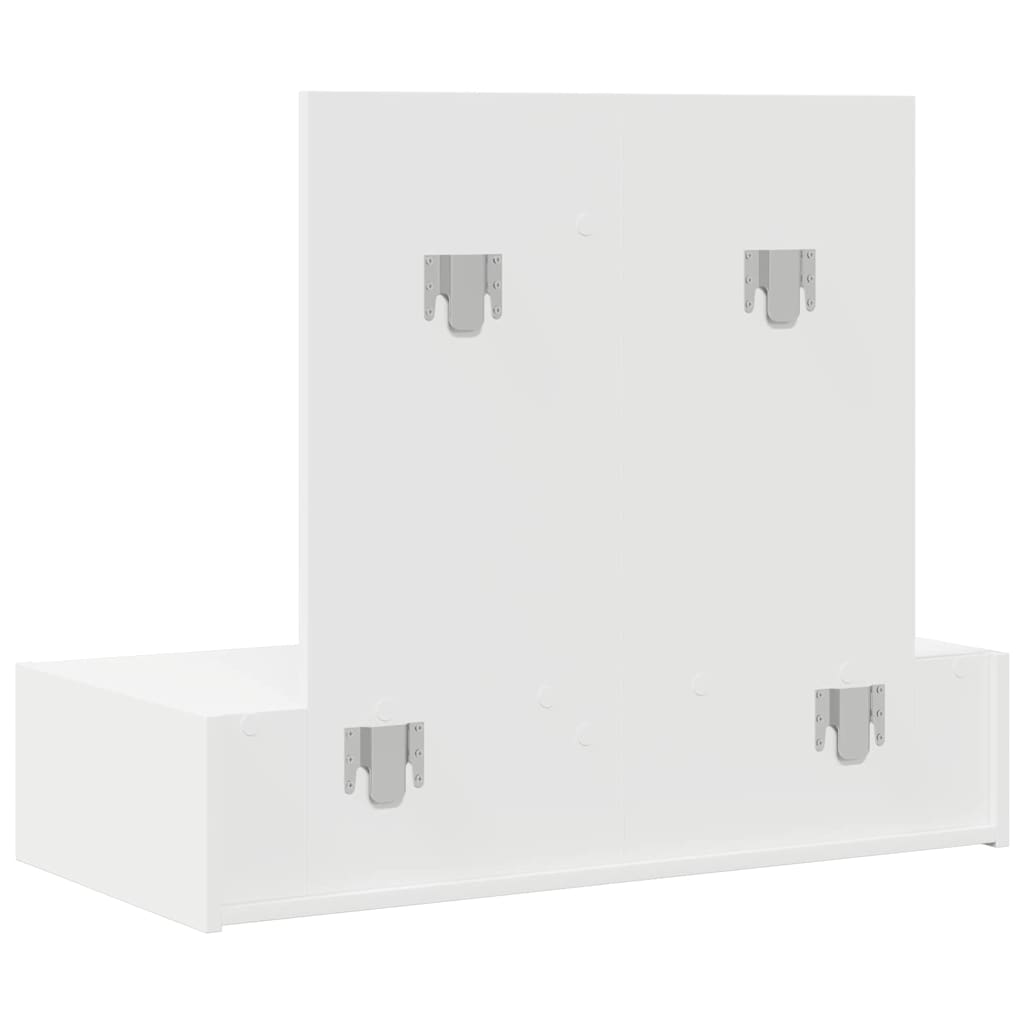 Tavolo da Trucco Bianco 83 x 40 x 70 cm Legno multistrato 865199
