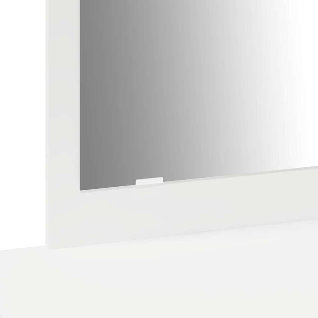 Tavolo da Trucco Bianco 100 x 40 x 70 cm Legno multistrato 865208