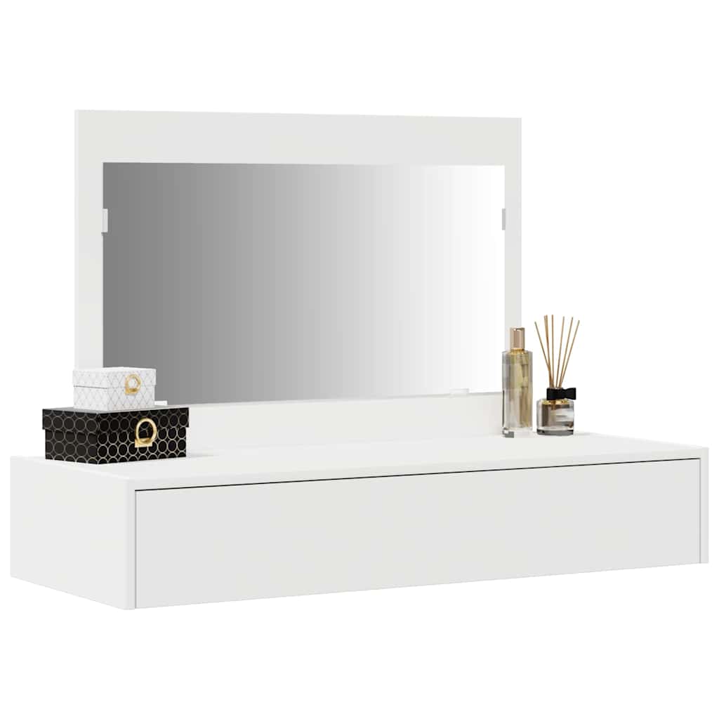 Tavolo da Trucco Bianco 100 x 40 x 70 cm Legno multistrato 865208