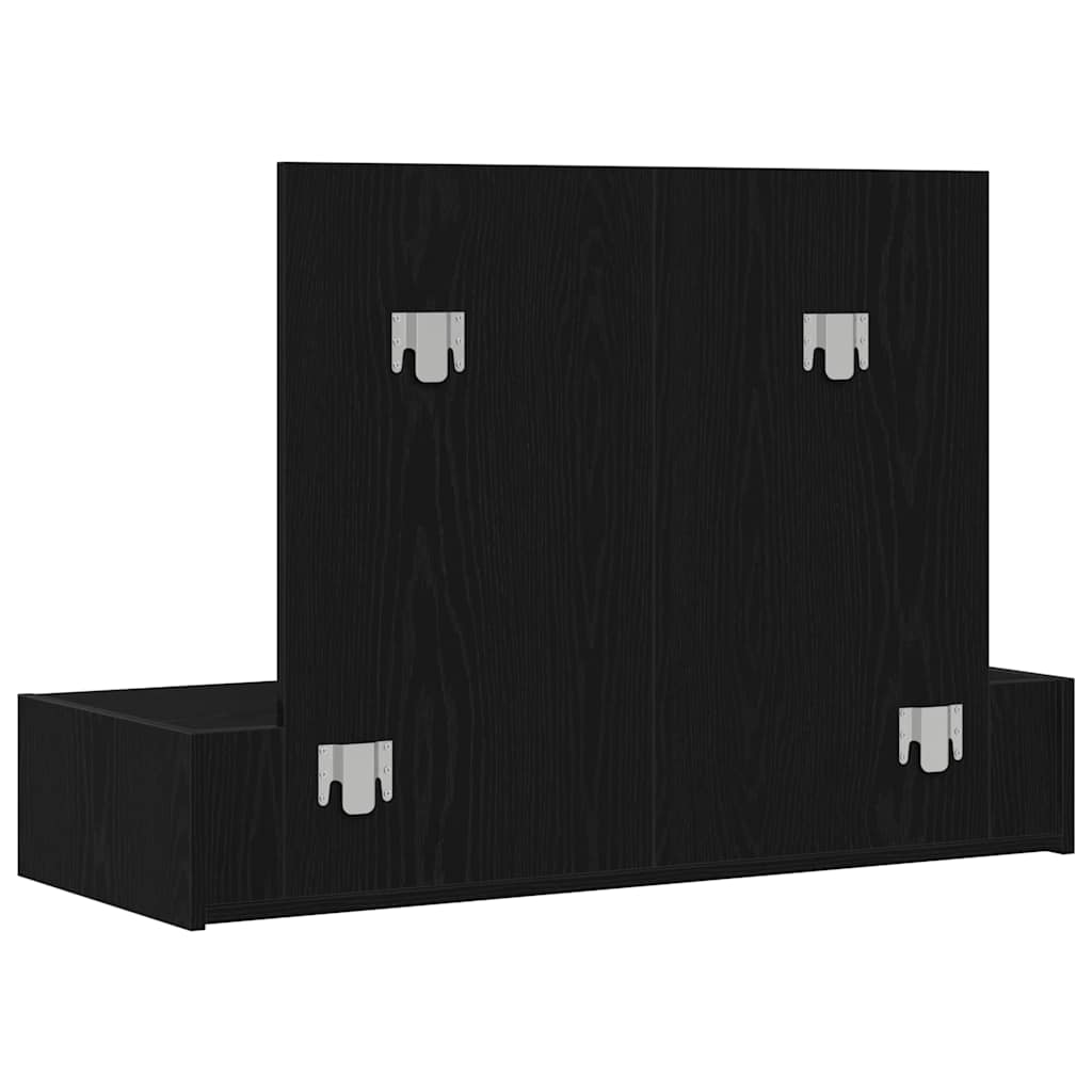 Tavolo da Trucco Nero 100 x 40 x 70 cm Legno multistrato 865209