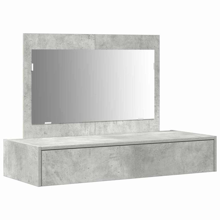 Tavolo da Trucco Grigio 100 x 40 x 70 cm Legno multistrato 865211