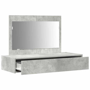 Tavolo da Trucco Grigio 100 x 40 x 70 cm Legno multistrato 865211