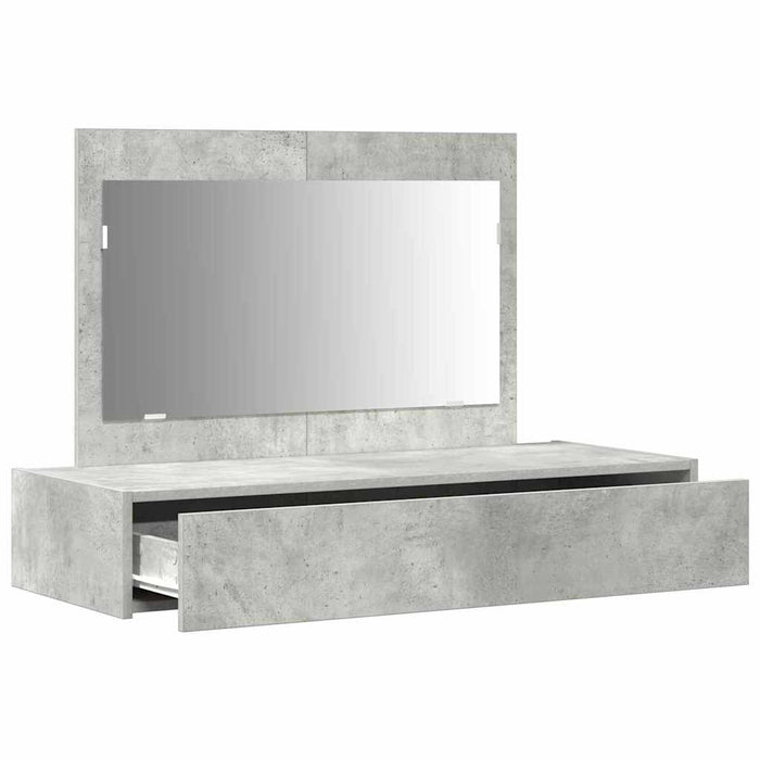 Tavolo da Trucco Grigio 100 x 40 x 70 cm Legno multistrato 865211