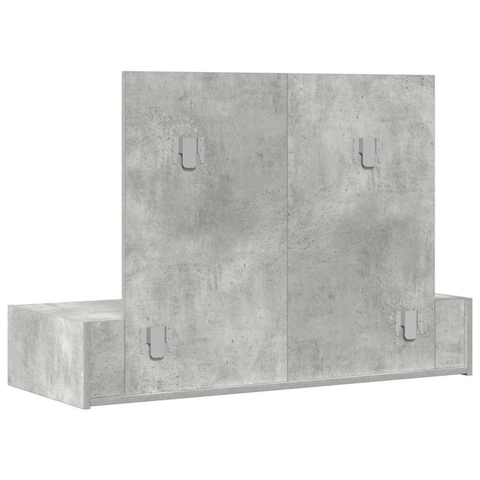 Tavolo da Trucco Grigio 100 x 40 x 70 cm Legno multistrato 865211