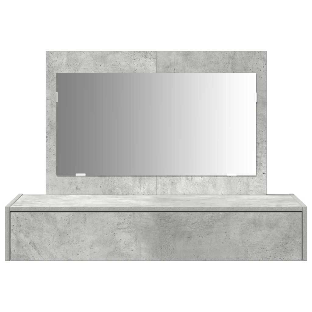 Tavolo da Trucco Grigio 100 x 40 x 70 cm Legno multistrato 865211