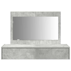 Tavolo da Trucco Grigio 100 x 40 x 70 cm Legno multistrato 865211