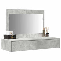 Tavolo da Trucco Grigio 100 x 40 x 70 cm Legno multistrato 865211