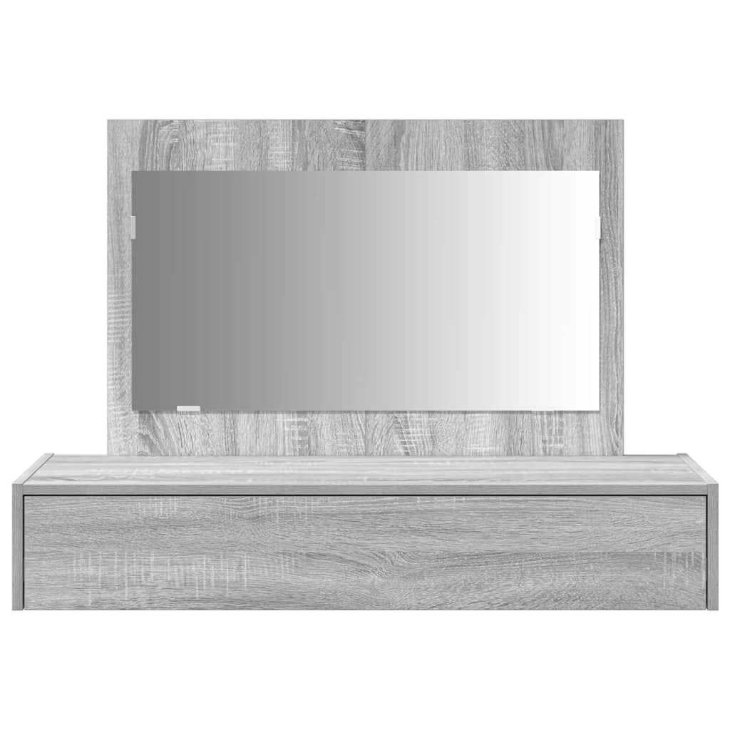 Tavolo da Trucco Grigio 100 x 40 x 70 cm Legno multistrato 865213