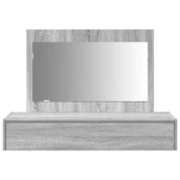 Tavolo da Trucco Grigio 100 x 40 x 70 cm Legno multistrato 865213