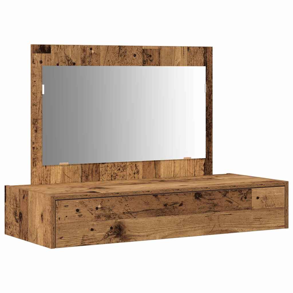 Tavolo da Trucco Marrone 100 x 40 x 70 cm Legno multistrato 865215