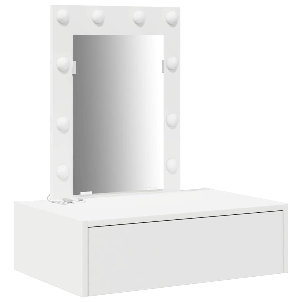 Tavolo da Trucco Bianco 60 x 40 x 70 cm Legno multistrato 865217