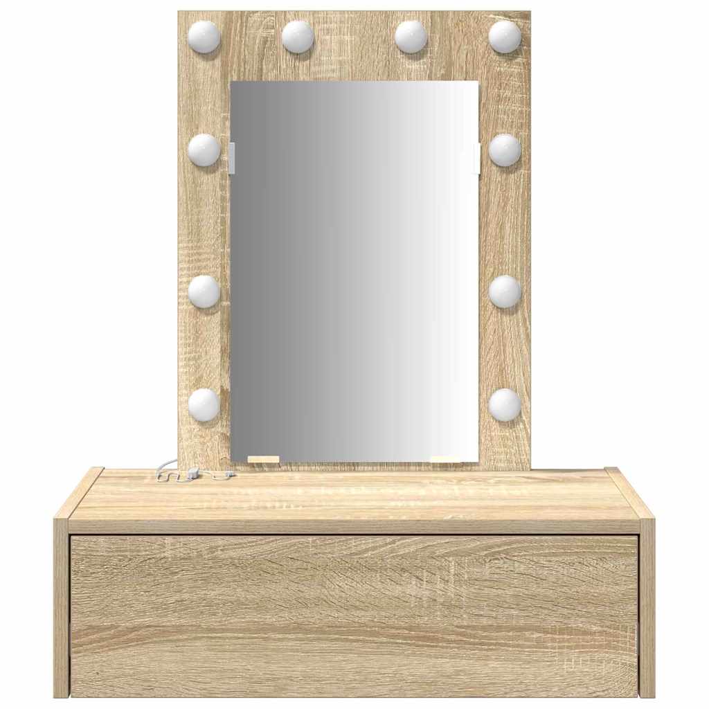 Tavolo da Trucco Marrone 60 x 40 x 70 cm Legno multistrato 865219