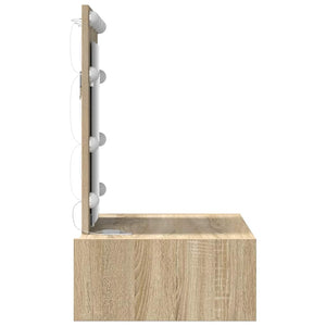 Tavolo da Trucco Marrone 60 x 40 x 70 cm Legno multistrato 865219