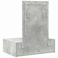 Tavolo da Trucco Grigio 60 x 40 x 70 cm Legno multistrato 865220