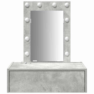 Tavolo da Trucco Grigio 60 x 40 x 70 cm Legno multistrato 865220