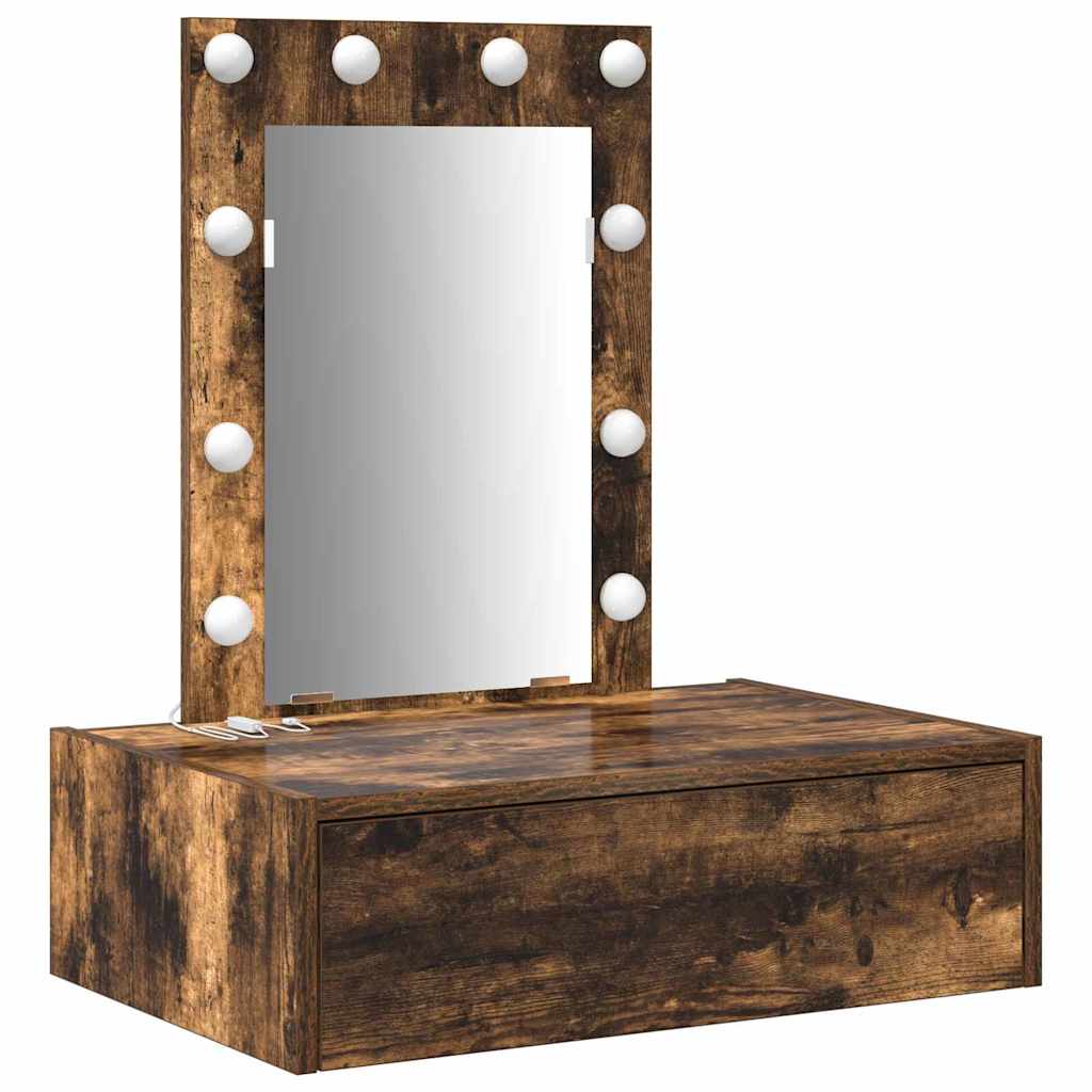 Tavolo da Trucco Marrone 60 x 40 x 70 cm Legno multistrato 865221